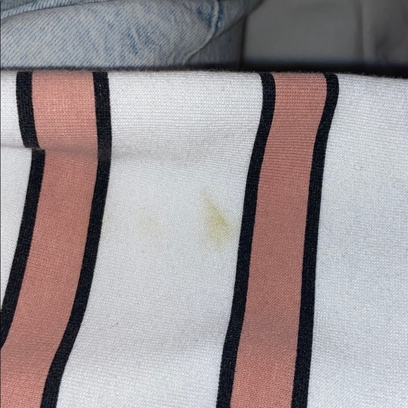 Striped polo cropped long sleeve - Picture 3 of 3